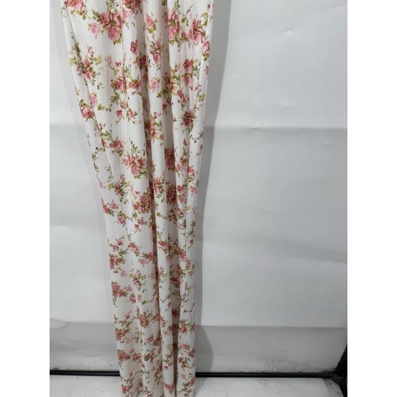 Parthea Floral Maxi Dress Women M White Whimsical Prairie Cottage  Milk Maid - Picture 8 of 8